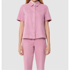 NEW TARA JARMON chemise camila denim shirt in rose
